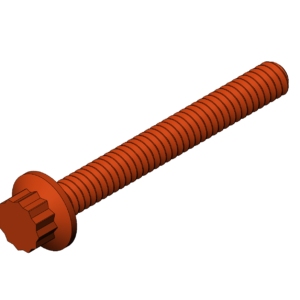 Imperial 1/4"  12 Point Screw - Print Friendly