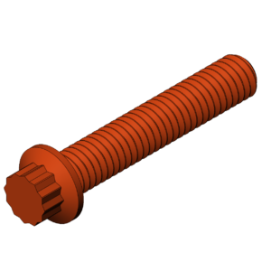 Imperial 3/8"  12 Point Screw - Print Friendly