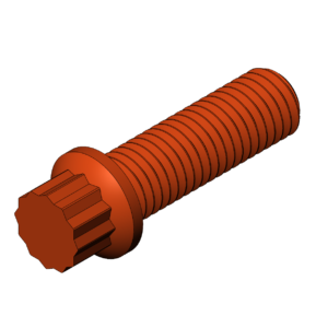 Imperial 5/8"  12 Point Screw - Print Friendly