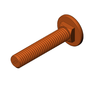 Metric M8  Carriage Bolt