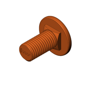 Metric M20  Carriage Bolt