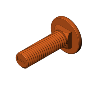 Metric M12  Carriage Bolt