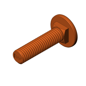 Metric M10  Carriage Bolt
