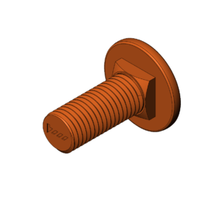 Metric M16  Carriage Bolt