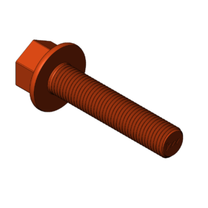 Imperial 7/16"  Flanged Hex Head Bolts - Print Friendly