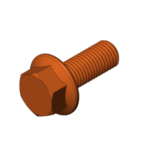Metric M16  Flanged Hex Head Bolt