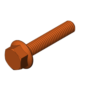 Metric M8  Flanged Hex Head Bolt