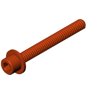 Imperial 1/4"  Flanged Socket Head Bolts