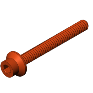 Imperial 1/4"  Flanged Socket Head Bolts	 - Print Friendly 2