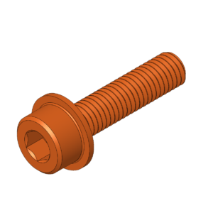 Metric M10  Flanged Socket Head Bolt