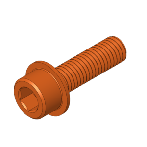 Metric M12  Flanged Socket Head Bolt