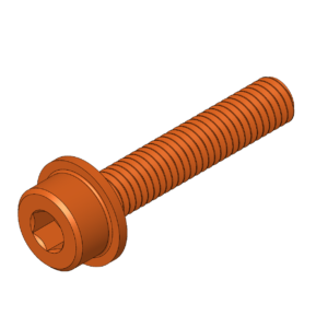 Metric M8  Flanged Socket Head Bolt