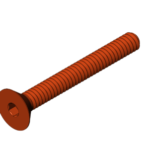 Imperial 1/4"  Flat Head Cap Screw Bolt
