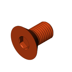 Imperial  1 1/8"  Flat Head Cap Screw Bolt