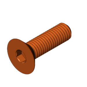 Metric M12  Flat Head Cap Screw Bolt