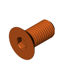 Metric M20  Flat Head Cap Screw Bolt
