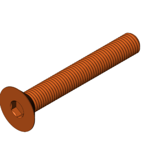 Metric M6  Flat Head Cap Screw Bolt