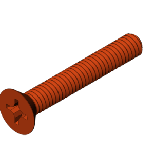 Imperial 5/16"  Flat Head Phillips Bolt