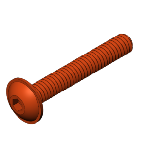 Imperial 5/16"  Rounded Head Flanged Bolt