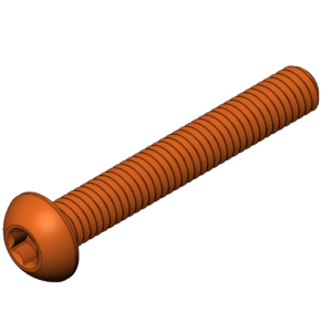 Metric M6  Rounded Head Torx Bolt