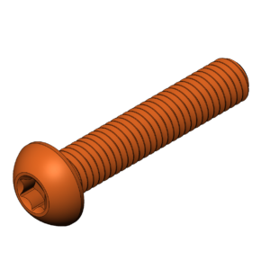 Metric M8  Rounded Head Torx Bolt