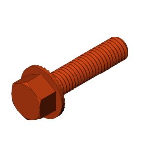 Imperial 1/2"  Serrated Flanged Hex Head Bolt