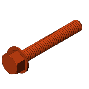 Imperial 5/16"  Serrated Flanged Hex Head Bolt
