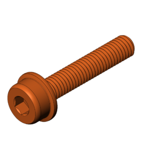 Metric M8  Serrated Flanged Socket Head Cap Screw