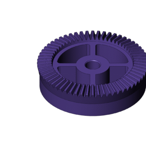 Metric Bevel Gear with Cut Out (Diameter 150mm) - Print Friendly 2