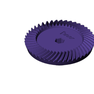 Metric High Power Bevel Gear (Diameter 90mm) - Print Friendly