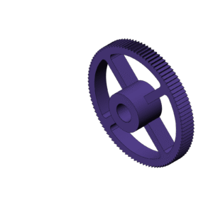 Metric Ratcheting Gear with Cut Out (Diameter 100mm)