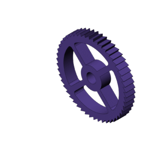 Metric Ratcheting Gear with Cut Out (Diameter 150mm)