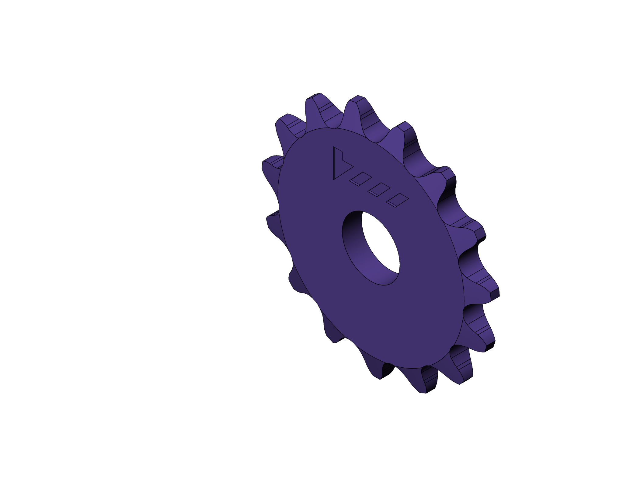 Imperial - ANSI 35 Flat Roller Sprocket