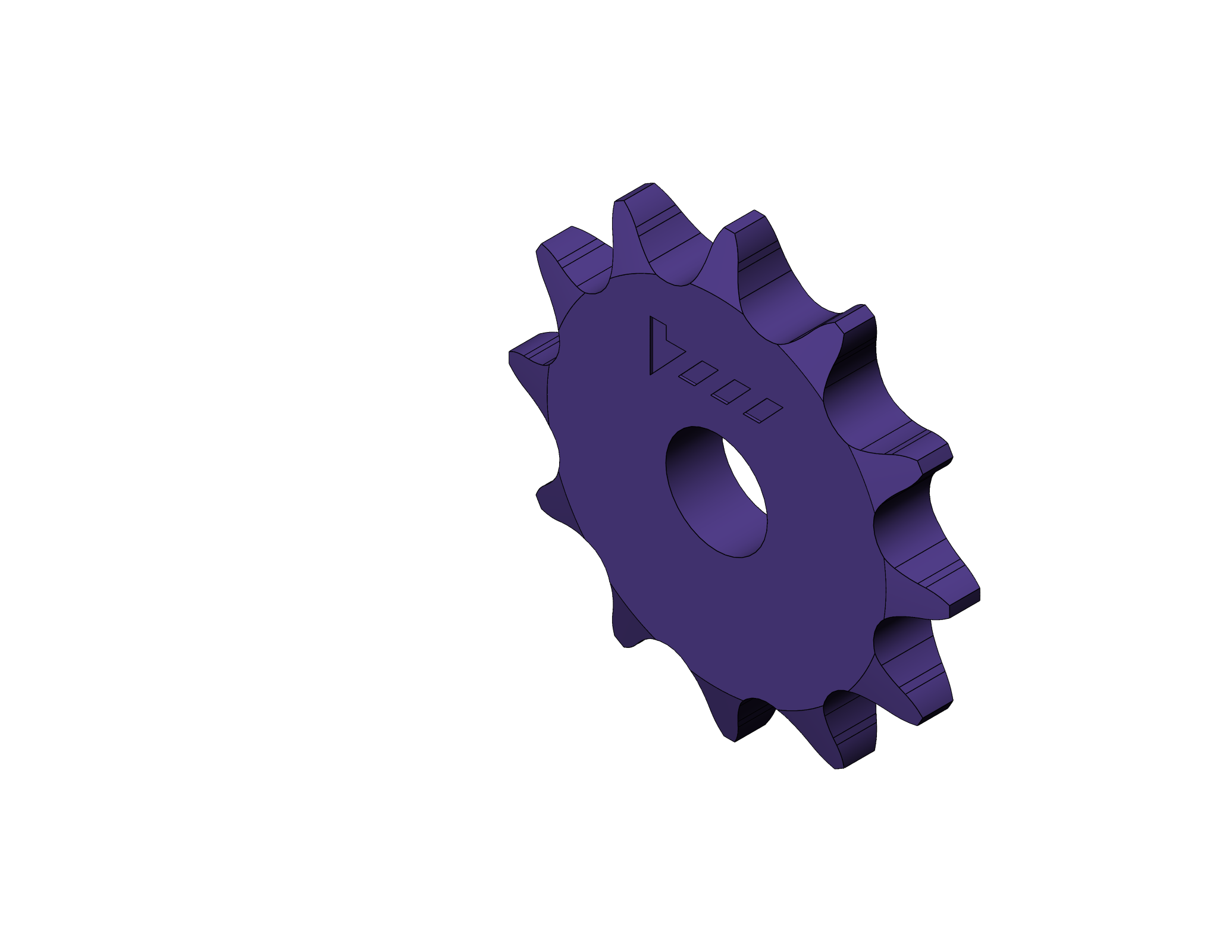 Imperial - ANSI 50 Flat Roller Sprocket