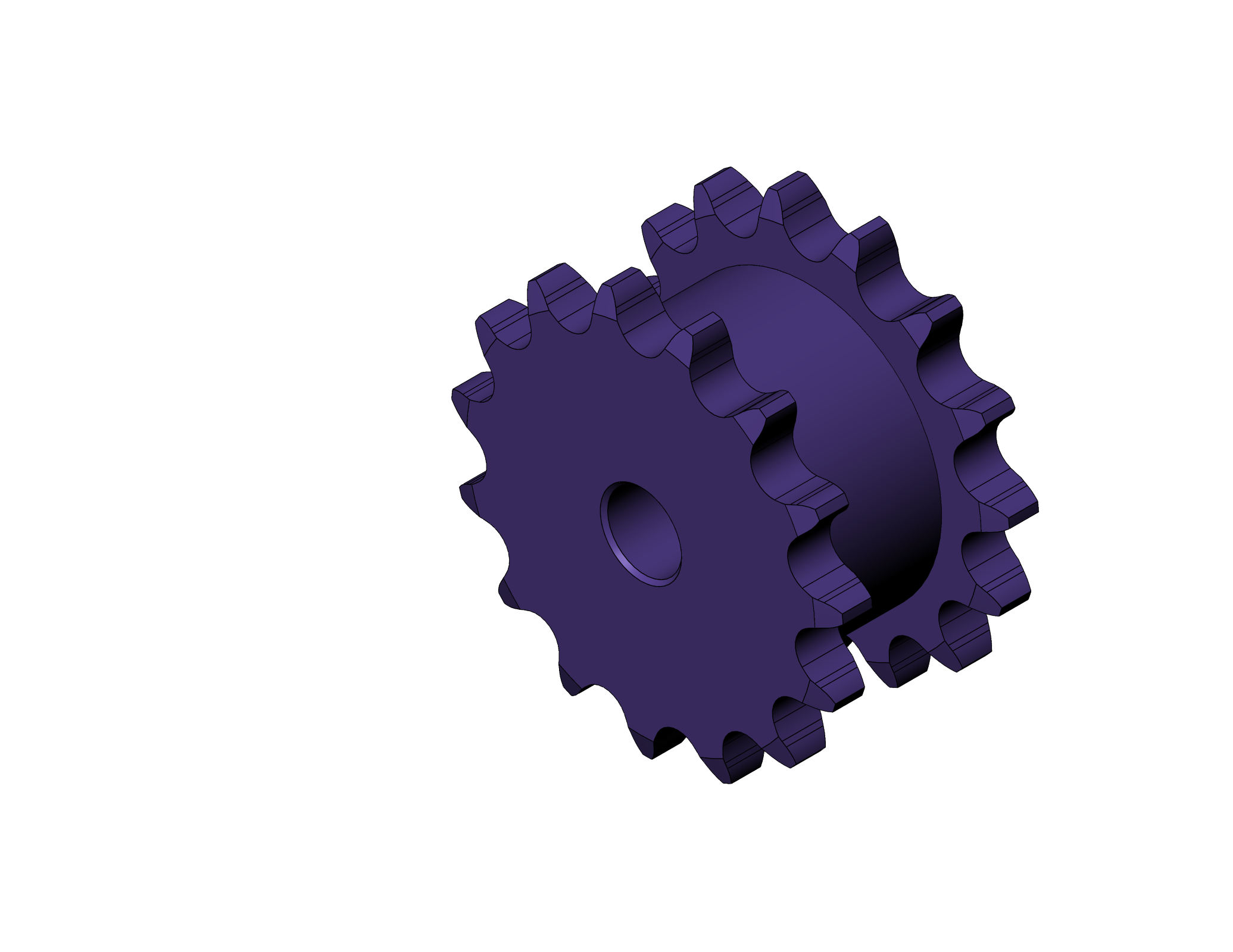 Imperial - ANSI 40 Double Roller Sprocket