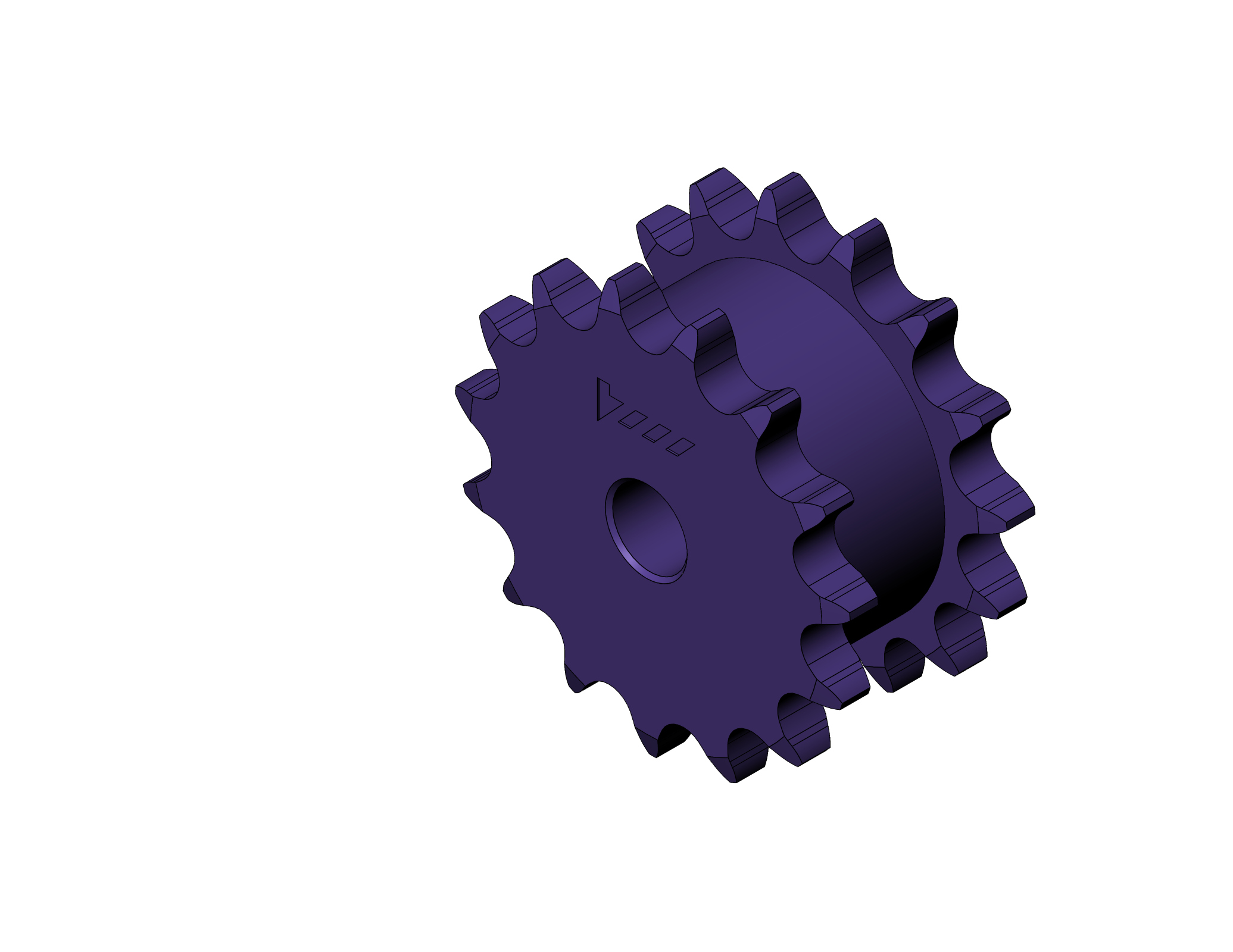 Imperial - ANSI 50 Double Roller Sprocket