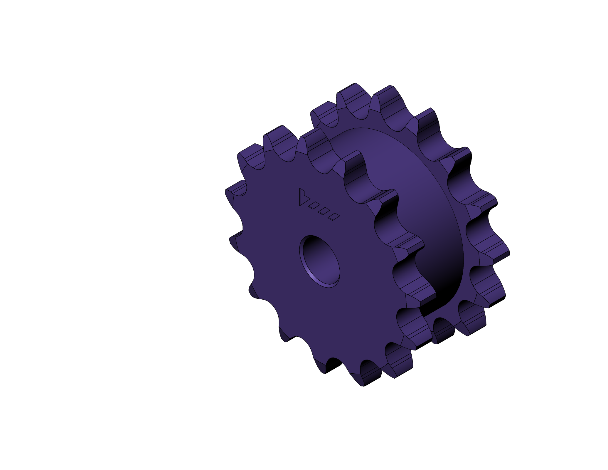 Imperial - ANSI 60 Double Roller Sprocket