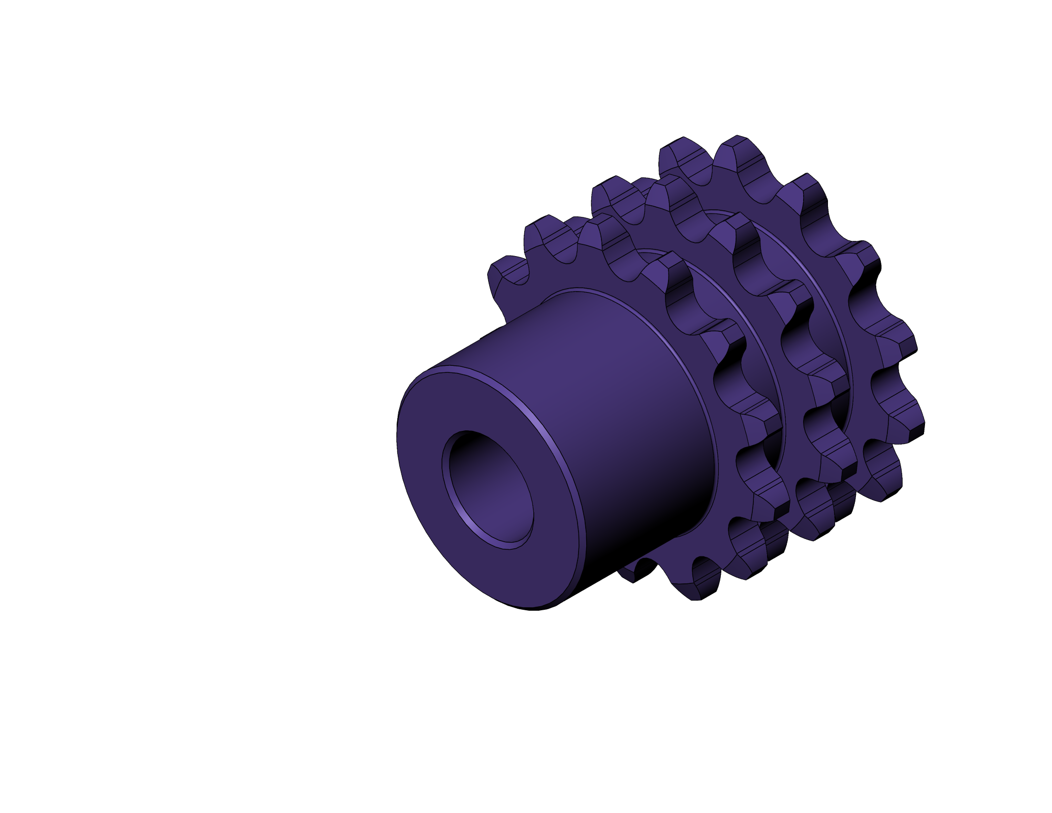Imperial - ANSI 35 Triple Roller Sprocket