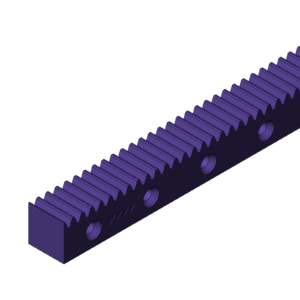 Rectangular Gear Rack (Module 1.0)