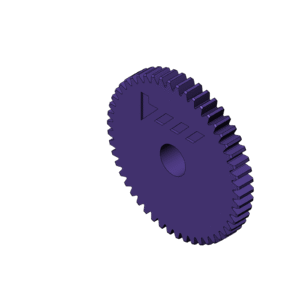 Metric Round Gear (Diameter 25mm)