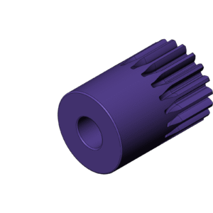 Metric Round Gear (Diameter 19mm)