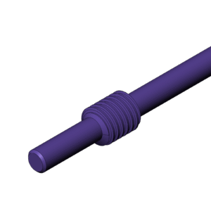 Metric Shaft Mounted Worm Gear (Diameter 9mm)
