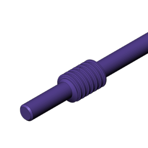 Metric Shaft Mounted Worm Gear (Diameter 12mm)