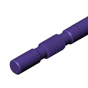 Metric Shaft Mounted Worm Gear (Diameter 25mm)