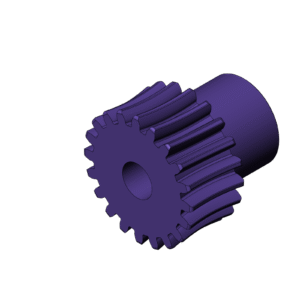 Metric Worm Gear (Diameter 16mm)
