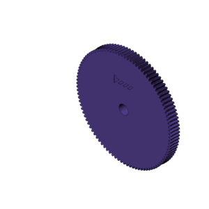 Metric Worm Gear (Diameter 100mm)