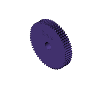 Metric Worm Gear (Diameter 60mm)
