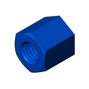 Imperial 3/8"  Heavy Profile Hex Nut - Print Friendly