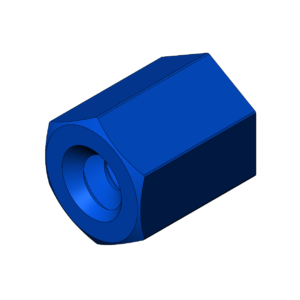 Imperial 5/16"  Heavy Profile Hex Nut - Print Friendly