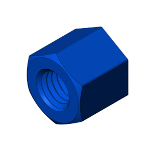 Imperial 7/16"  Heavy Profile Hex Nut - Print Friendly